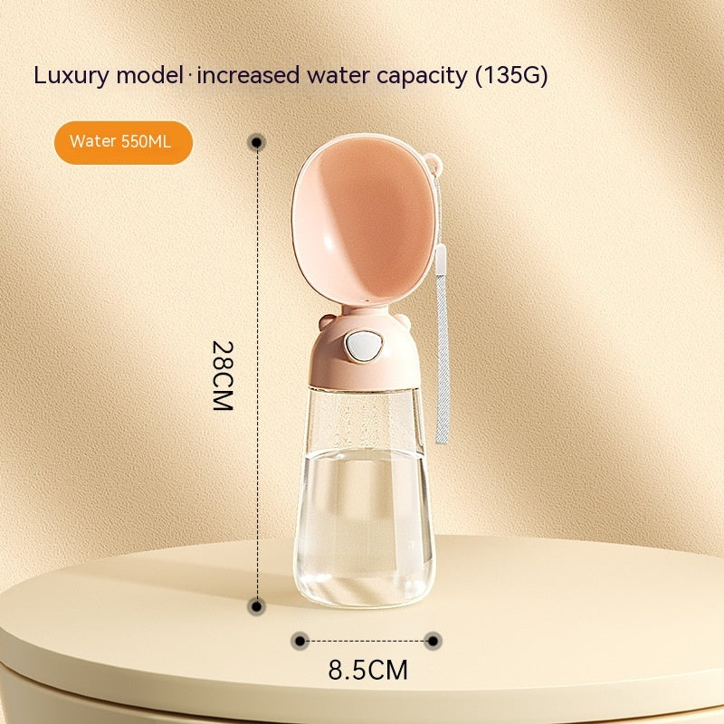 Tasse portative multifonctionnelle pour animaux de compagnie.