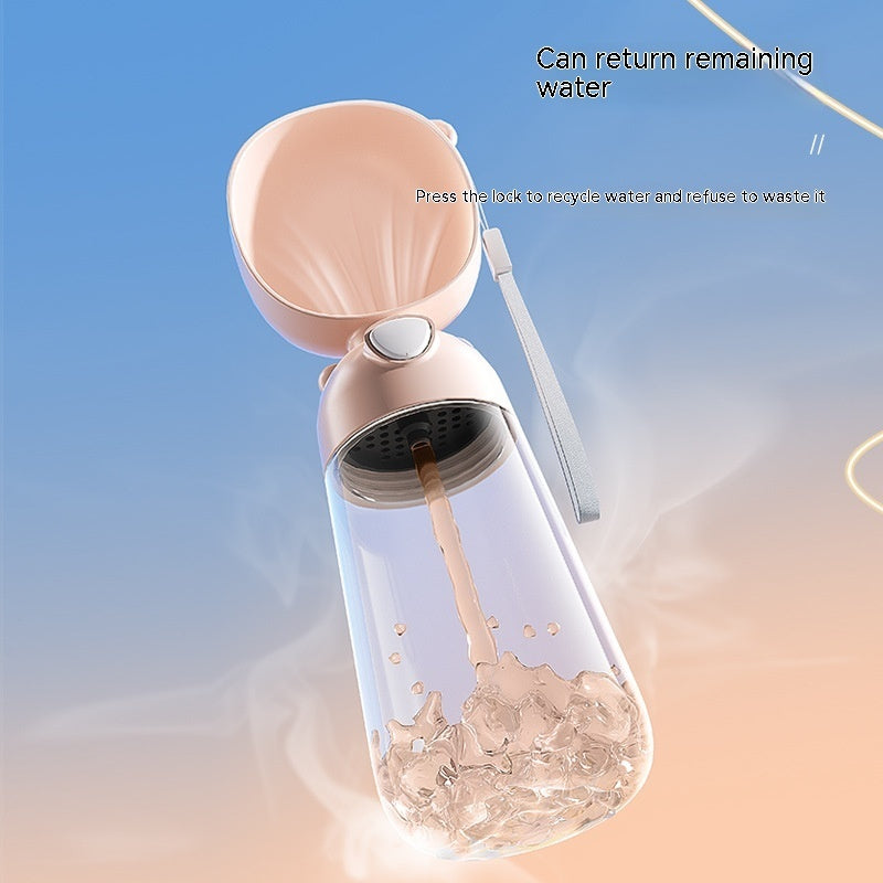 Tasse portative multifonctionnelle pour animaux de compagnie.