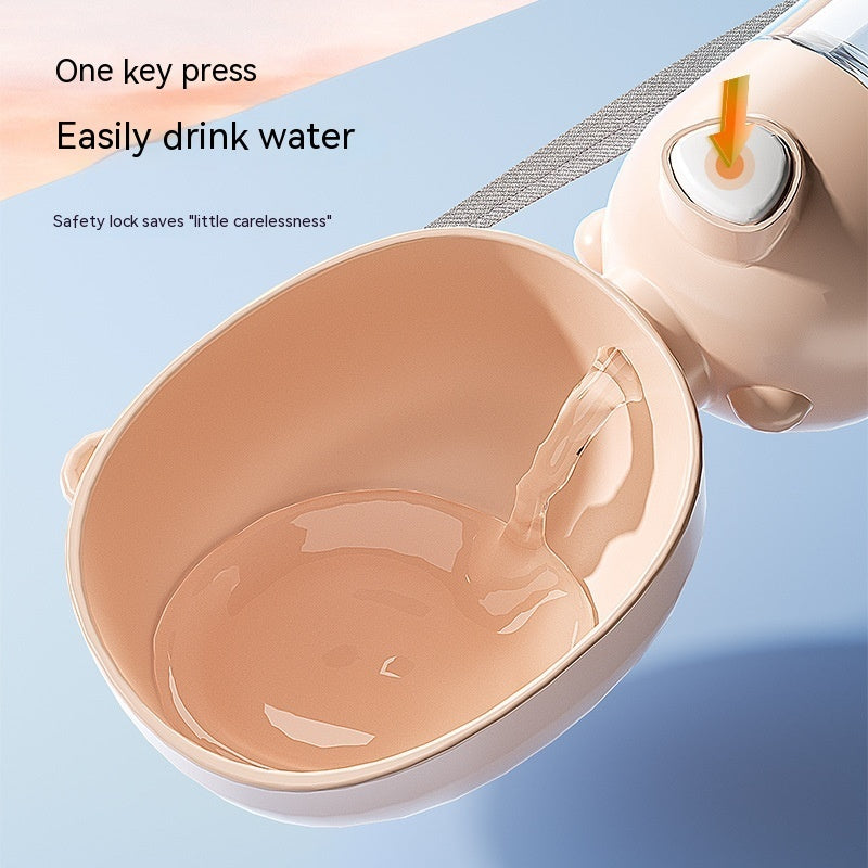 Tasse portative multifonctionnelle pour animaux de compagnie.