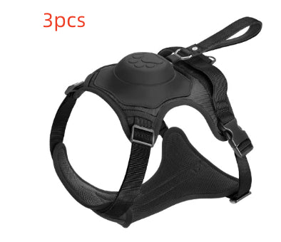 Dog Harness Rope Chest Strap Integrated Automatic Retractable