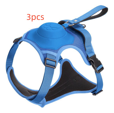 Dog Harness Rope Chest Strap Integrated Automatic Retractable