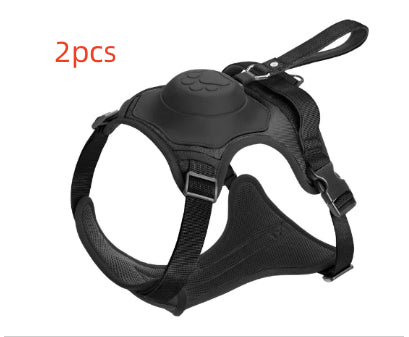 Dog Harness Rope Chest Strap Integrated Automatic Retractable