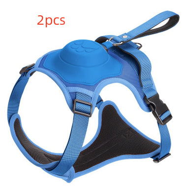 Dog Harness Rope Chest Strap Integrated Automatic Retractable