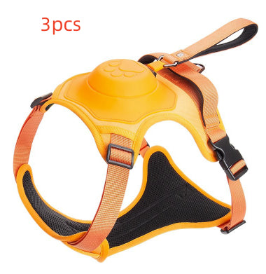 Dog Harness Rope Chest Strap Integrated Automatic Retractable